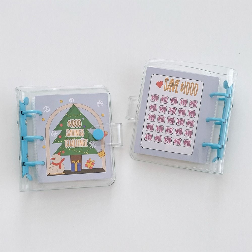 $1000 Savings Challenges Book Cash Envelopes Mini Christmas Budget Binder  Budget Book