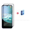 6-in-1 For Xiaomi Redmi 15C Glass For Redmi 15C Tempered Glass 9H HD Protective Full Cover Screen Protector Redmi 15C Lens Glass