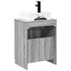 Bathroom Furniture Set Grey Sonoma Engineered Wood
