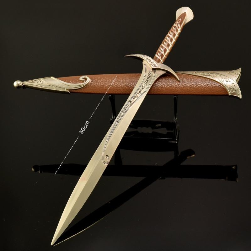 30cm/11.8in Samurai Sword Medieval Cosplay Peripherals Model Props Boys Toy Sports Holiday Gift Party Supplies Display Ornaments