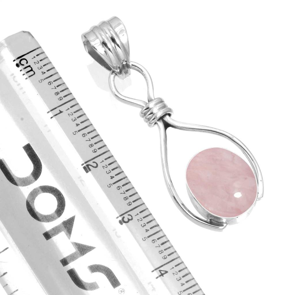 925 Sterling Silver Pendant Women Gemstone Handmade Jewelry Easter Gift Malachite Moonstone Rose Quartz Red Stone Smoky Topaz Tiger Eye Vintage