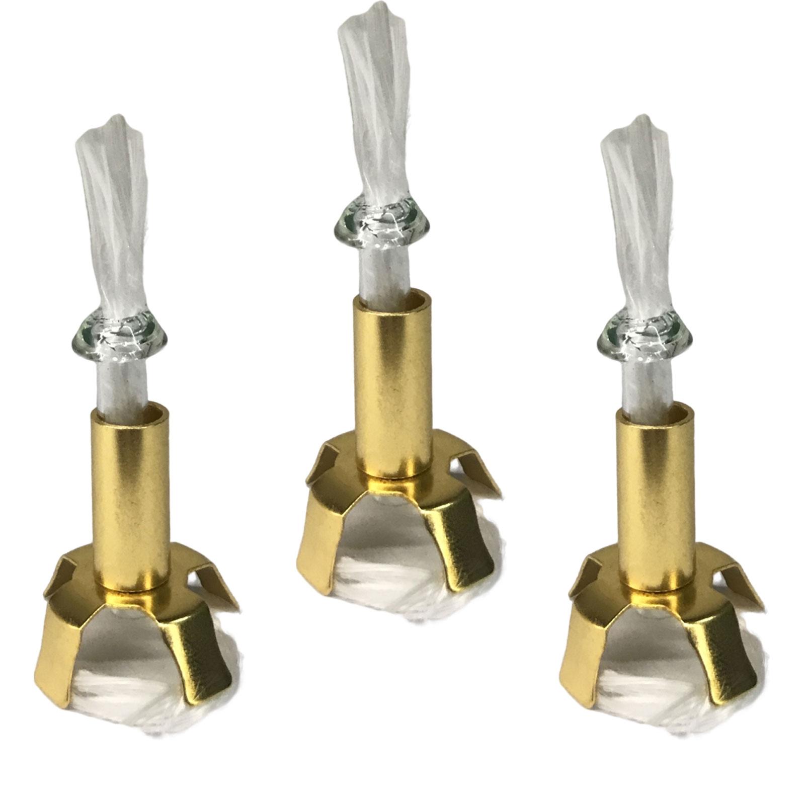 

Copper Oil Lamp Wick Holder Adjustable Wick Candle Tool Eco Wicks Roll Candle Making Accessories for Patio Bar золотой