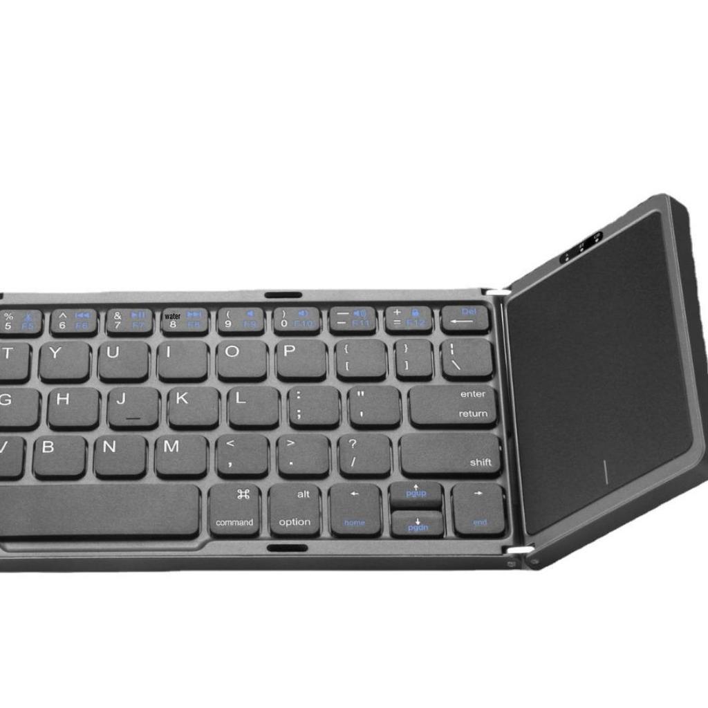 Hot Sale: B089T Foldable Bluetooth Keyboard with Touchpad for Multi-System Devices