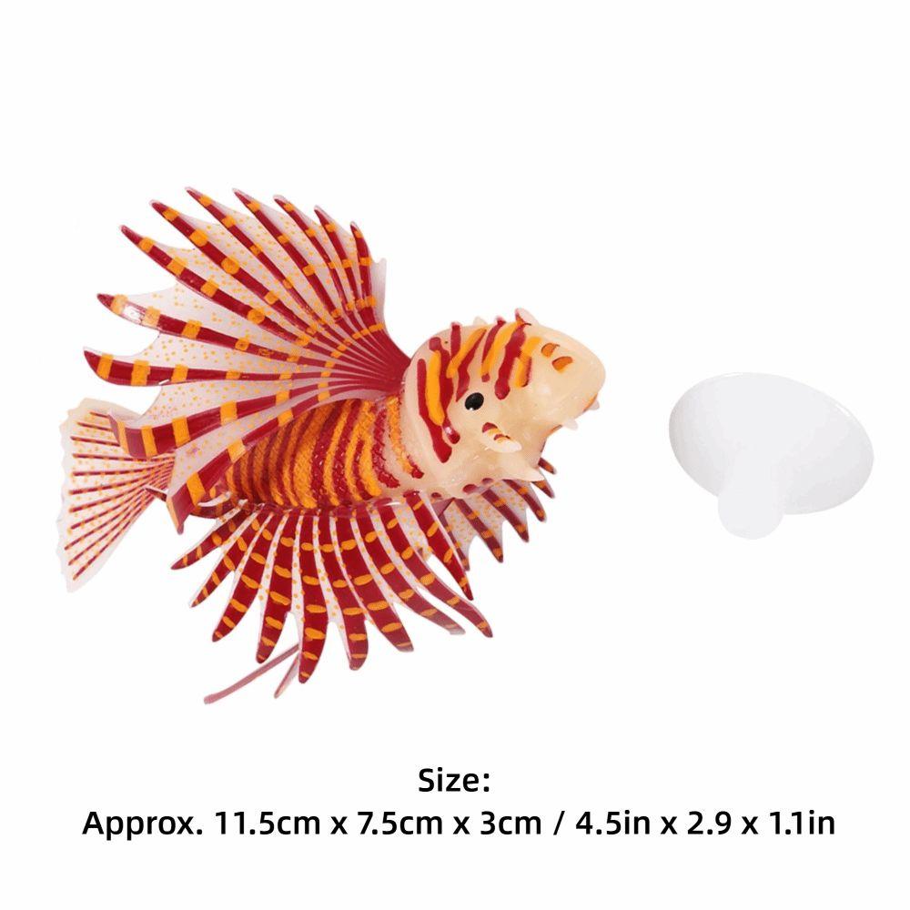 Simulation Aquarium Artificial Fish Colorful Floating Ornament Simulation Underwater Ornaments Luminous Aquarium Fake Fish