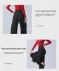 Women's High Waist Ruffled Wide-Leg Latin Dance Pants