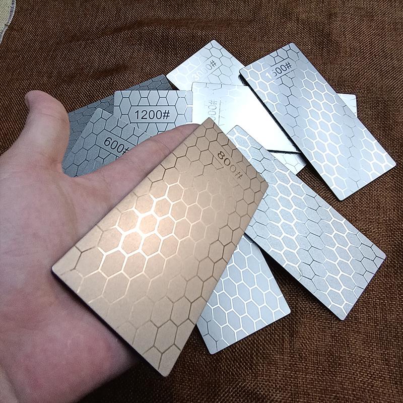 Diamantkniver Slipestein 600# 1000# 800# Slipestein Knivsliper Ultratynn honeycomb overflate bryne
