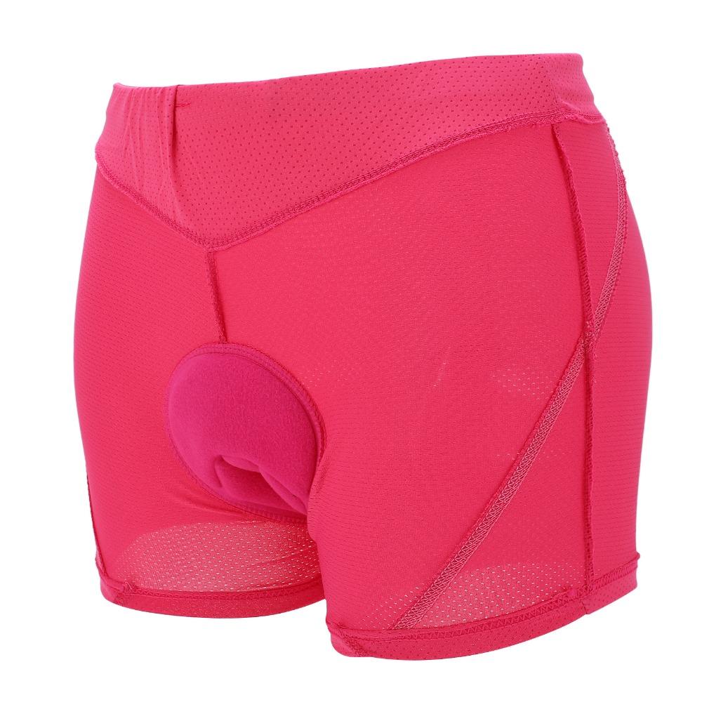 Breathable Cycling Shorts Polyester, Silicone Women Bicycle Briefs  for MTB Road Riding Fitness