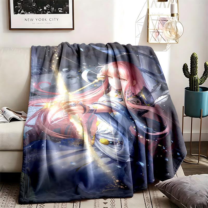 Shining Nikki Theme Blanket Suitable For The Sofa Camping And Travel Made Of Soft Flannel Material An Ideal Gift For Occasions Such As Birthday
