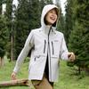 Women's 3-in-1 Down Jacket: Waterproof, Windproof, Outdoor Style for Autumn and Winter