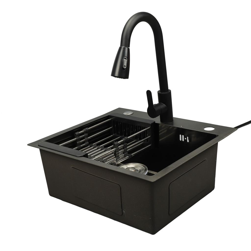 Drop In Kitchen Sink Stainless Steel Nano Kitchen Sink Undermount Kitchen Workstation with Faucet