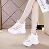 Chunky Sneakers Women Autumn Mesh Lace Up Basket Sports Shoes Comfortable Platform Casual Dad Shoes Anti Slip Wedges Vulcanize