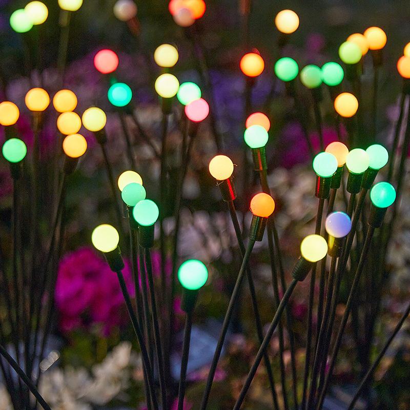 Garden Lights New Upgraded Solar Powered Firefly Lights Outdoor Garden Lights for Christmas Wedding Ramadan Decoration 2025
