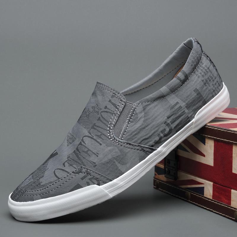 Baoda 2025 Herren Canvas Slip-On Schuhe - Frühling/Sommer Atmungsaktive Lässige Fahr-Loafer