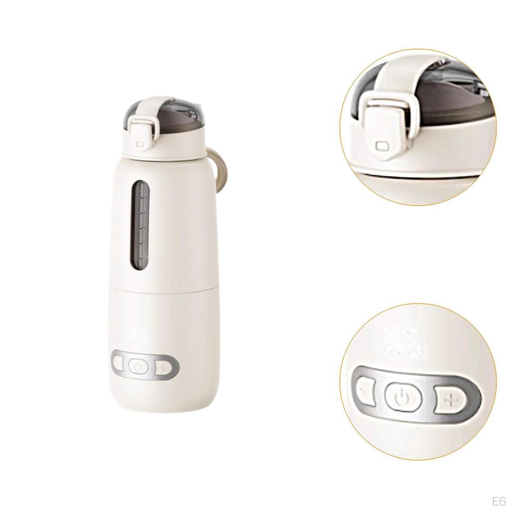 Portable Bottle Warmer Baby Electric Kettle Milk USB Rechargeable Shopping Outdoors