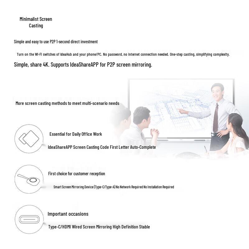 Huawei IdeaHub Board3 Base 4K Smart Interactive Display (CN version)