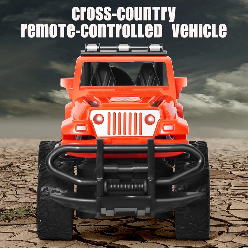 Children's toy car remote control car four-wheel drive inertia off-road strong impact resistance performance, cool drifting