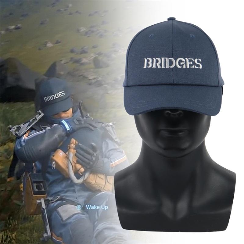 Outdoor Baseball Zonnehoed Spel Death Stranding Blauwe Hoeden Sam Bridges Borduurwerk Verstelbaar Ademend Volwassen Trucker Unisex Pet