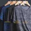 Men's Elastic Quick-Dry Breathable Ice Silk T-Shirt - Lightweight, Sweat-Absorbent, Short-Sleeve for Running and Fitness