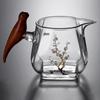 Shangqi Borosilicate Glass Tea Sharing Pitcher with Wooden Handle