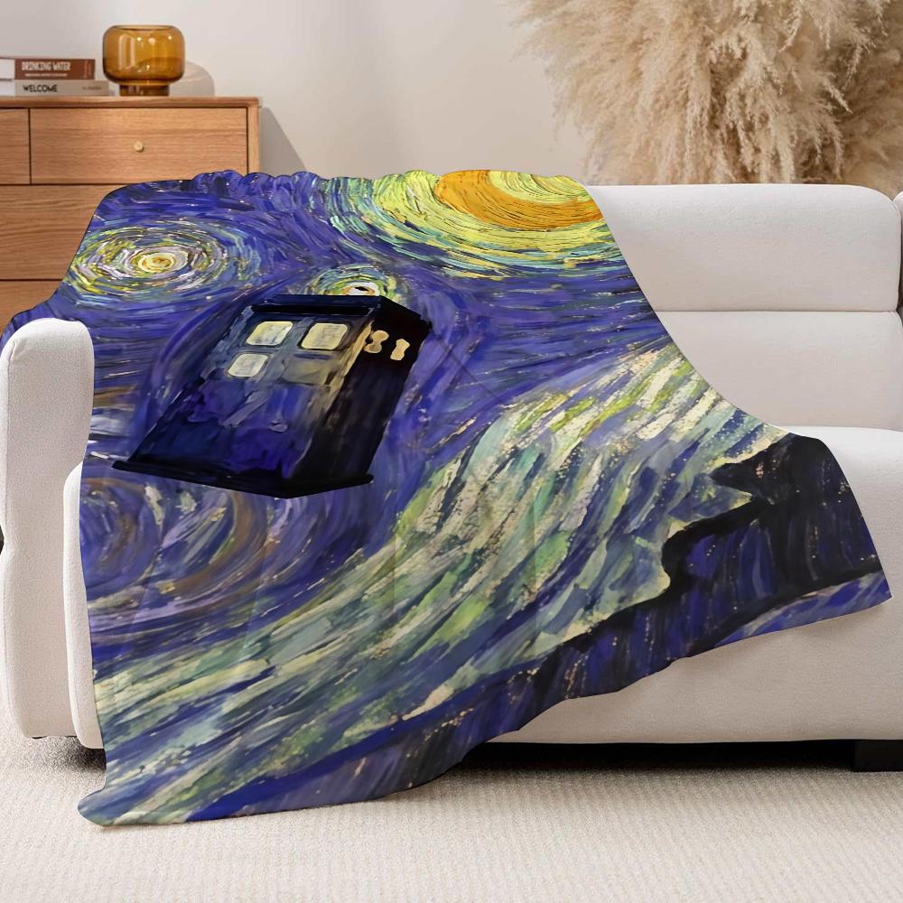 Fantasy movie D doctor w WhoS Blanket For Sofa Office Bed Plane Travel Sleep Read Relax Camping Soft And Warm