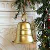 Kreativer Weihnachtsglockenanhänger Exquisite Metall-Hängeglocken Feiertags-Partydekorationen
