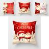 Cozy Christmas Santa Claus Cushion Cover For Sofa Bedroom Decor