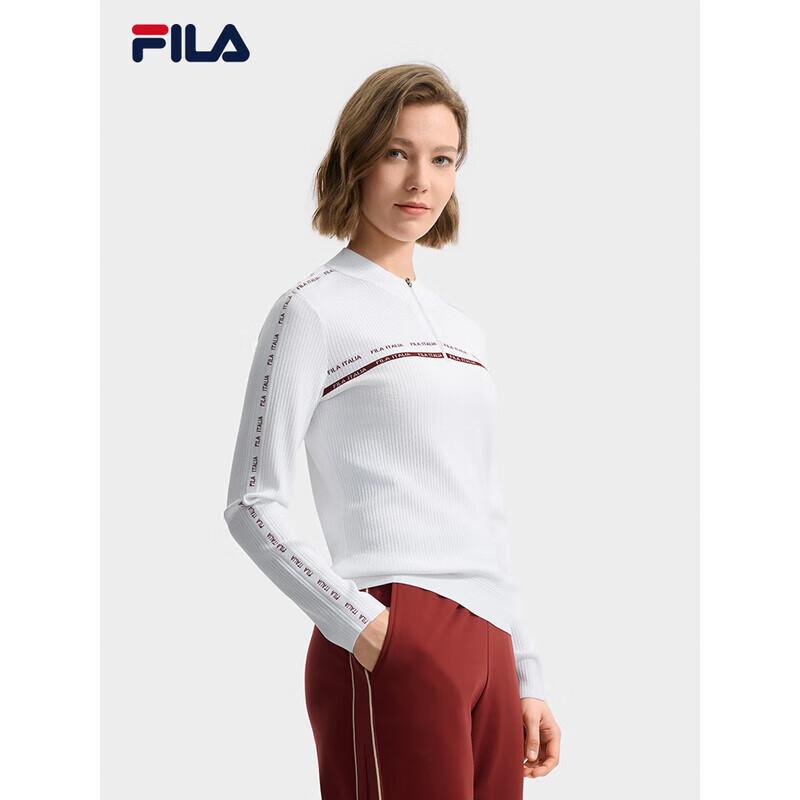 Fila Women s Colorblock Half-Zip Knit Sweater L