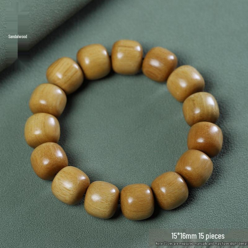 Temple Sandalwood Multi-Treasure Buddhist Rosary Beads Bracelet - Wenge Accessories Gift