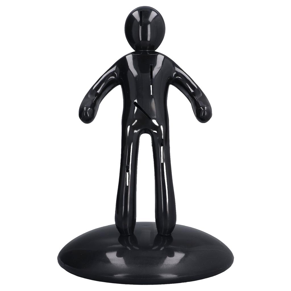 Black Human Body Knife Holder Plastic Knife Block Hollow Stab Body Knife Block for Kitchen