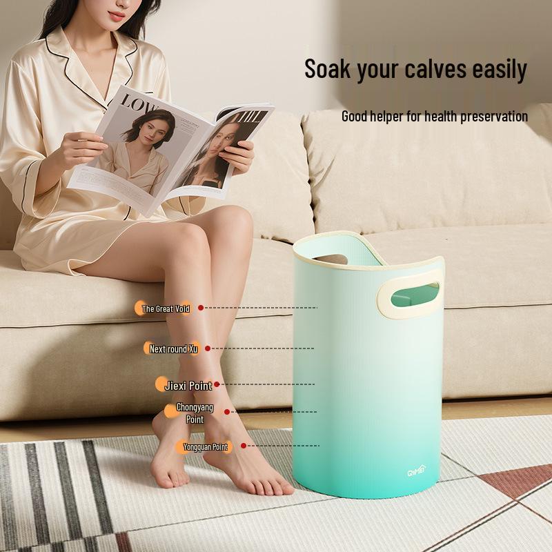 Portable Foldable Foot Spa Basin: Travel Foot Bath Bucket for Household & Health Care