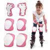 Kids Roller Skating Protective Gear Set 6 Pieces Thickened Protection for 3-7 Years Old Children Outdoor Sports