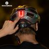 ROCKBROS Bicycle Light Helmet MTB Road Type-C Warning Rear Light Cycling Helmet EPS PC Intergrally-molded Safety Bike Helmet