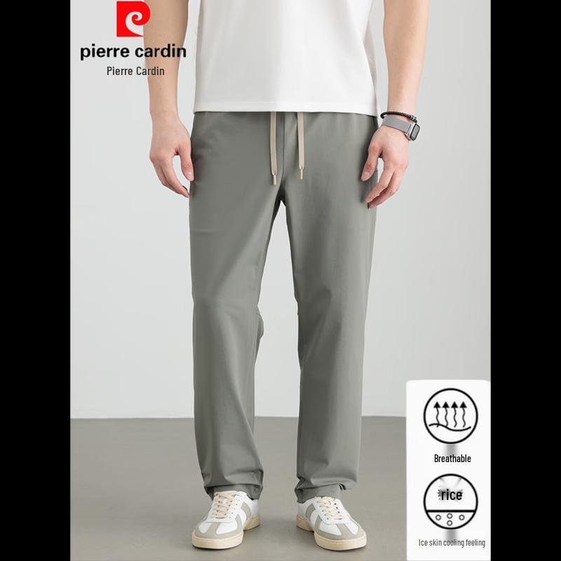 

Pierre Cardin Men s Ice Silk Straight-Leg Casual Pants 2XL