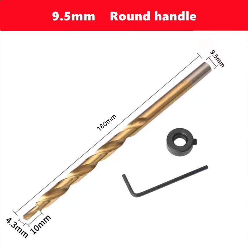 HSS Inclined Hole Drill Hex Twist Step Drill Bit Kreg Pocket Hole Drill Jig Guide 9/9.5mm With Stop Collar for Woodworking