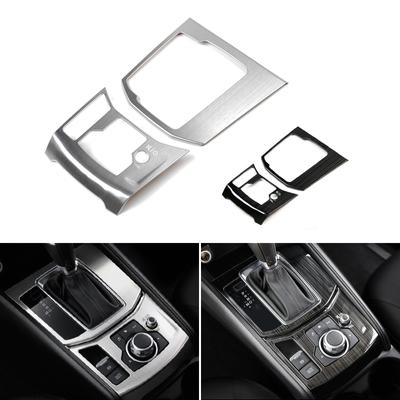 Estilo do Carro Painel de Cobertura de Acabamento Protetor para Alavanca de Câmbio Eletrônico e Freio de Mão Para Mazda CX-5 CX5 CX 5 2017 2018 APENAS LHD