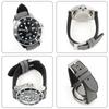 Correa de Reloj Impermeable de Lona de Vela 18mm 20mm 22mm Correa de Reloj de Lona Oxford Banda de Reloj de Silicona de Liberación Rápida Correa de Pulsera Deportiva