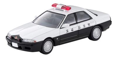 Tomica Limited Vintage Neo Nissan Skyline Sportovní Sedan Policejní Auto Prefektury Ibaraki Hotový Produkt 312383 1/64 LV-N212a 4dveřový