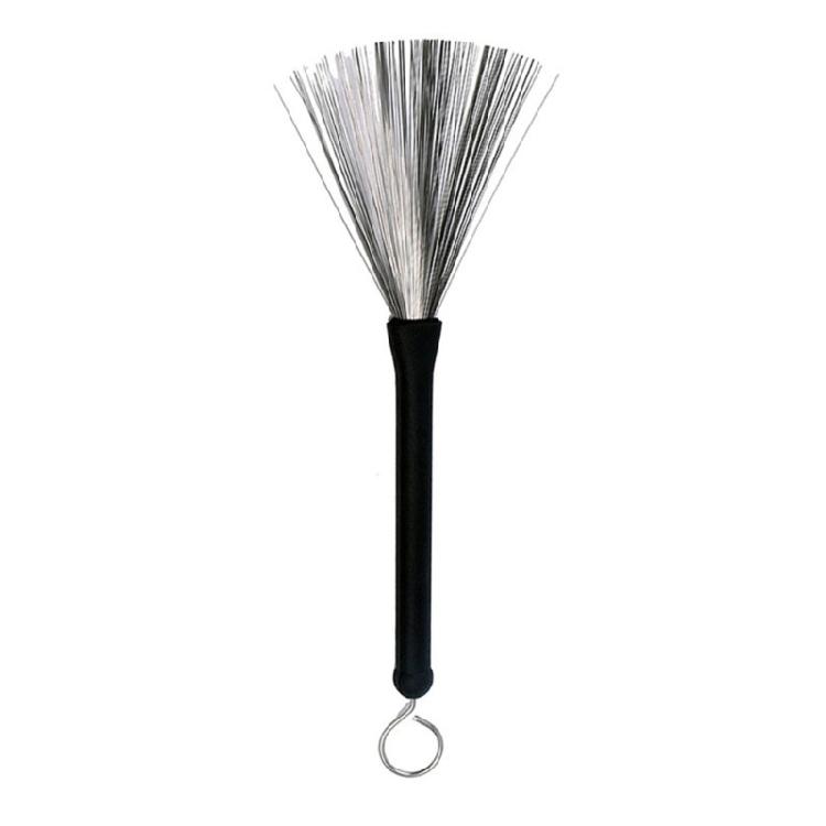 1Pc 32cm Length Drum Brush Retractable Steel Wire Brush Drum Drum Stick Brush