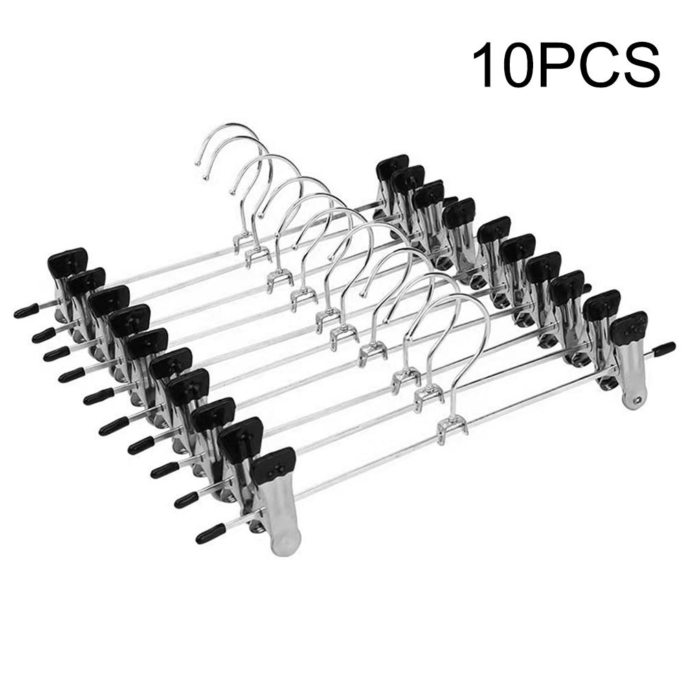 5/10PCS Silicone Skirt Clips For Non-Slip And Anti-Slip Use, Metal Clothes Drying Clips, Pants Hangers, Clothes Racks