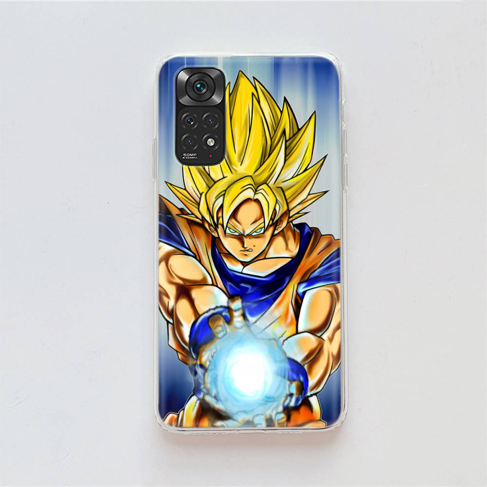 DT36 Dragon Ball Case for Samsung A04 A14 A23 A34 A54 M23 M33 M52 M53 Realme 10 9 C30S C35 C55 VIVO Y02S Y21 Y33S Y51 X80 Pro Clear Cover