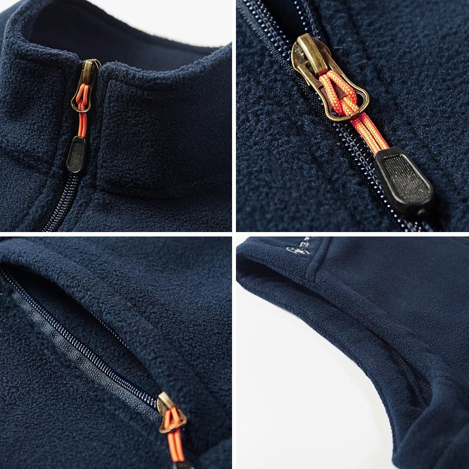 Men Warm Fleece Vest Jacket Winter Hooded Sleeveless Waistcoat Autumn Fashion Casual Vest Waistcoat Jacket Men
