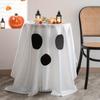 Halloween Tablecloth. Funny face design for party, home & holiday decor.