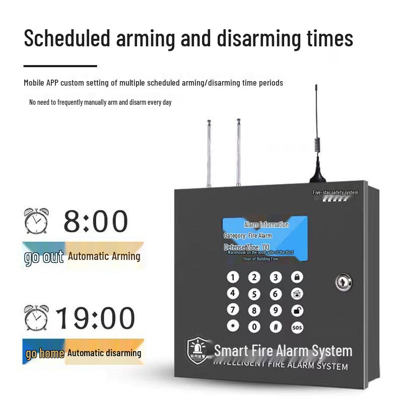 4G Anti-Theft Alarm System: Wired Infrared, 8-Way Wired & 150-Way Wireless