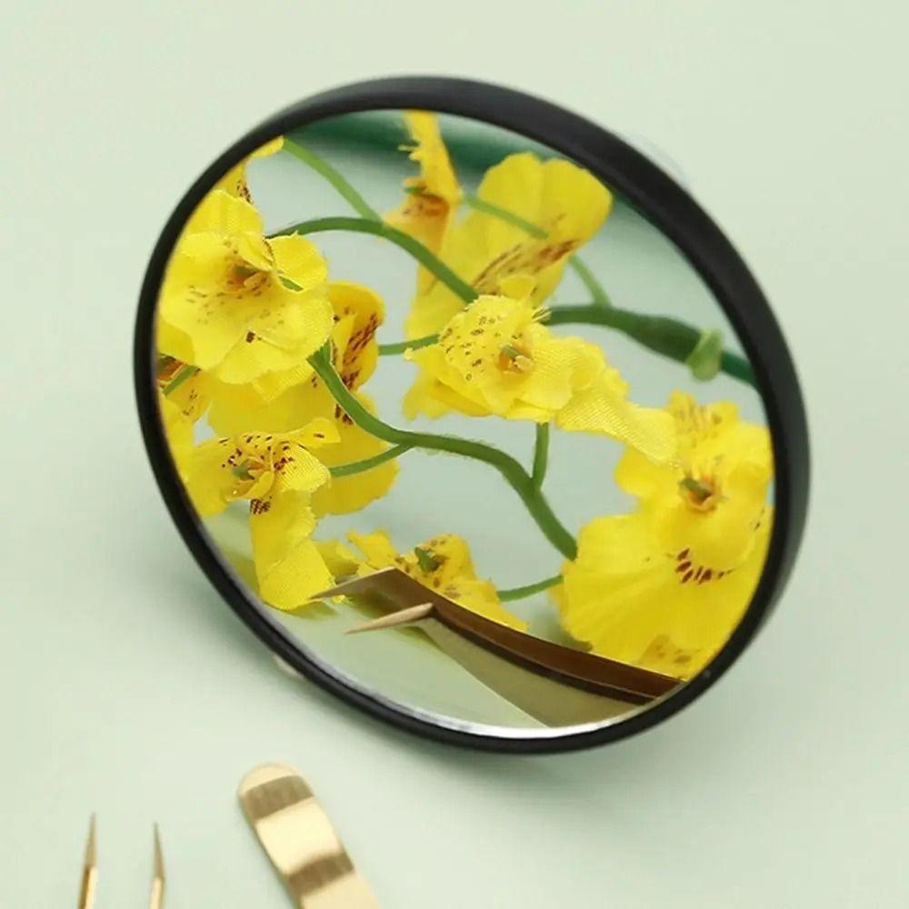 Round Enlarging Cosmetic Mirror High-definition Bathroom Makeup Mirror  Eyebrow