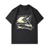 Men's 100% Cotton Crew Neck Short Sleeve T-Shirt, Casual Cool Street Style EPYN TSR Letter Graphic Print Soft Breathable All-match Daily Wear Tee for