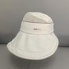 Empty top sun protection hat women's summer cold silk cool feeling large brim UV protection sun hat outdoor beach leisure versatile