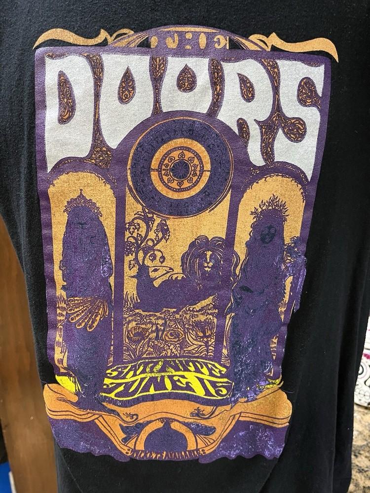 

The Doors Band Men T-shirt Black Short Sleeve Unisex Medium Jim Morrison Unisex T-Shirt XL