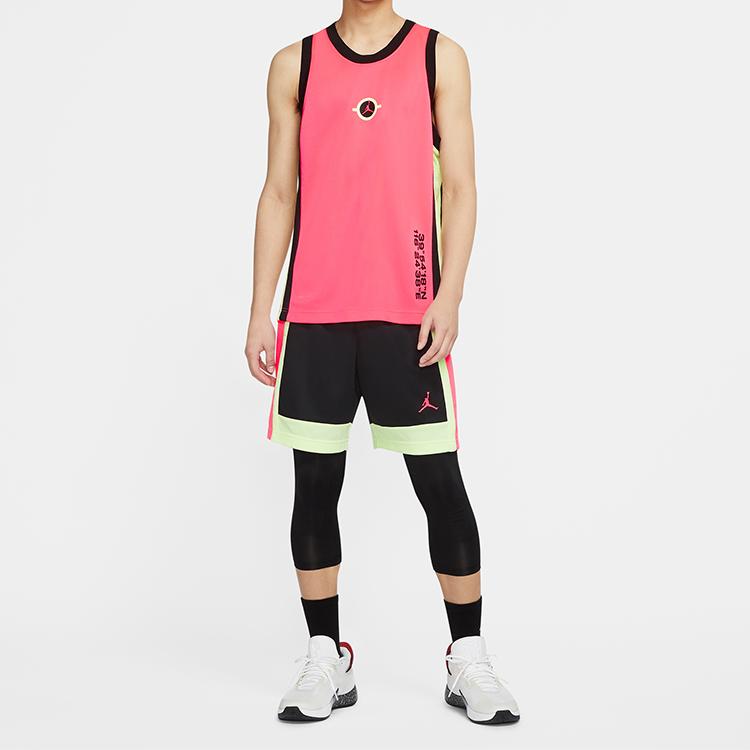 Jordan Air Basketball Round-Neck Vest Men Tops Pink CW7078-654