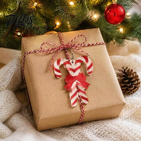 Decorative Hanging Candies for Holidays 12/24/36 Pcs Candy Christmas Tree Decorations, Lollipop Picks Tree, Red Indoor Holiday Party Wall Decorations