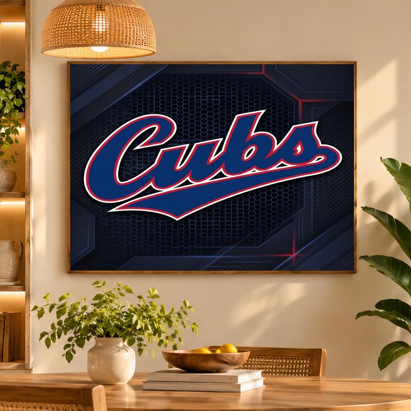 5D Diamond Painting Chicago Cubs DIY Full Drill Diamond Art Kit Home Decoration
